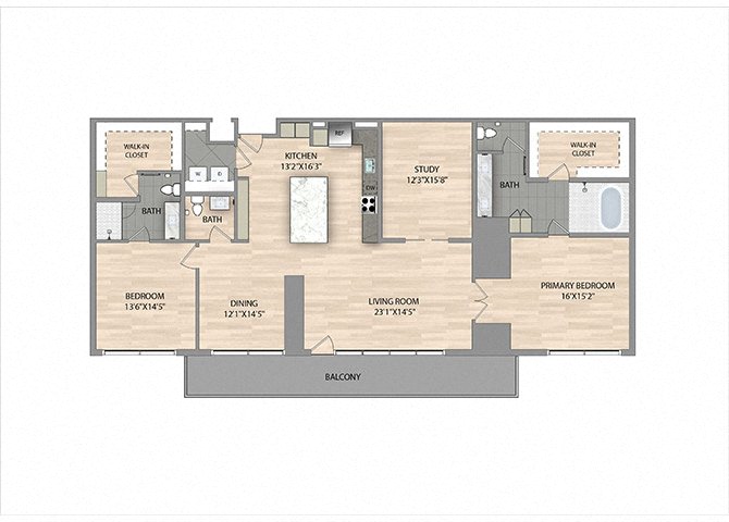 Floor plan layout diagram for C2PH